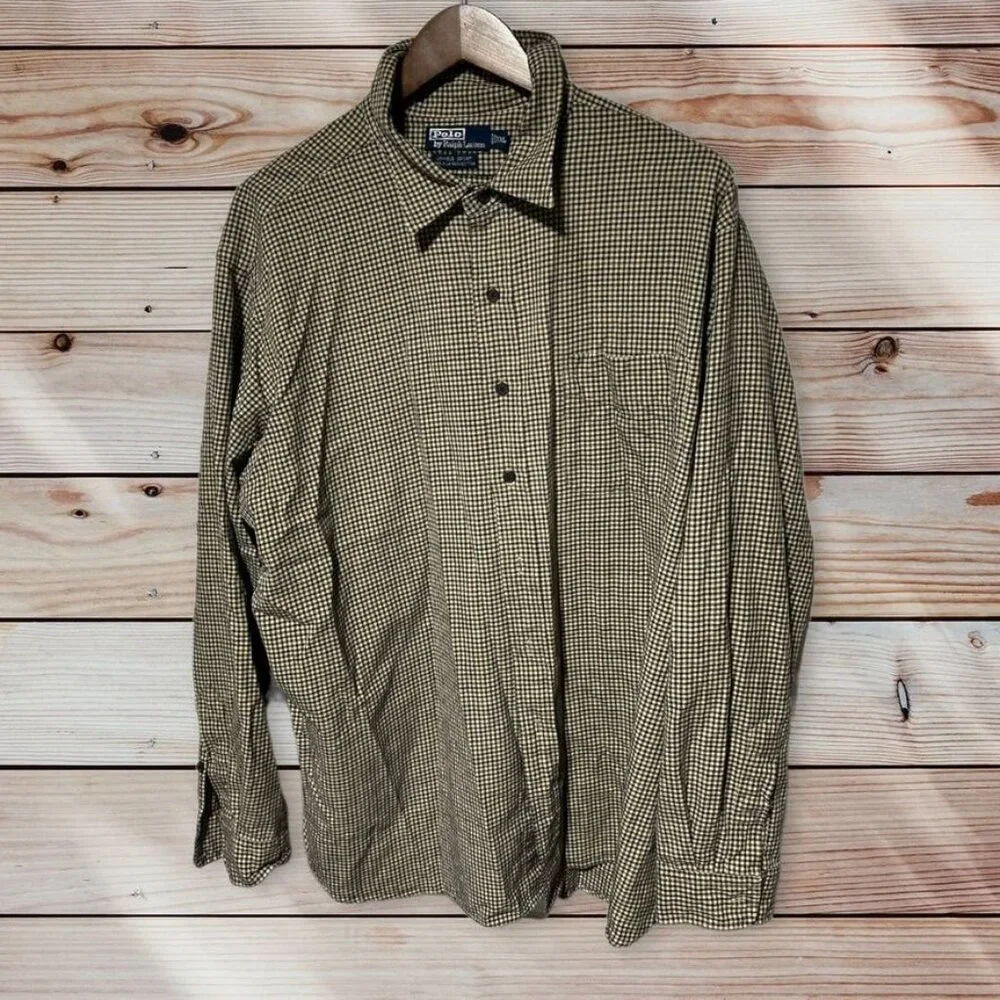 Polo By Ralph Lauren Plaid Button Down Size XXL